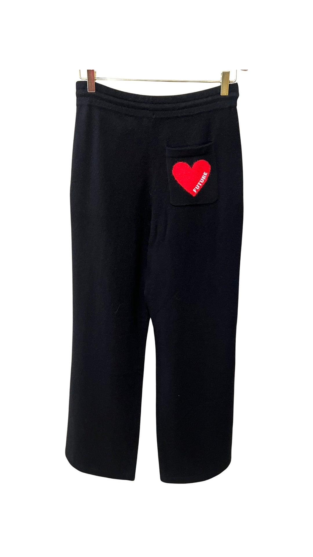 Jogging Large Noir Cœur