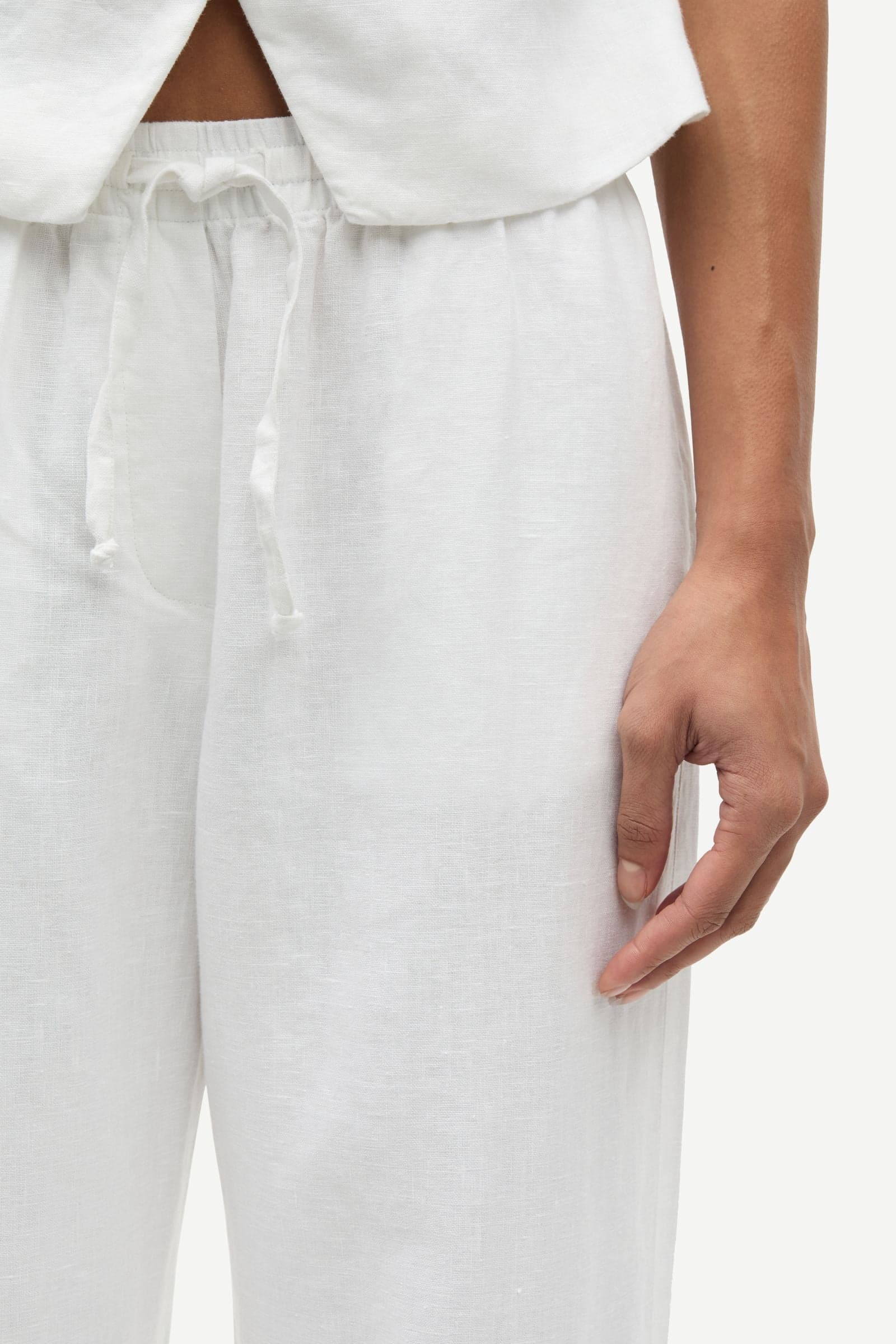 Sahoys String Trousers White