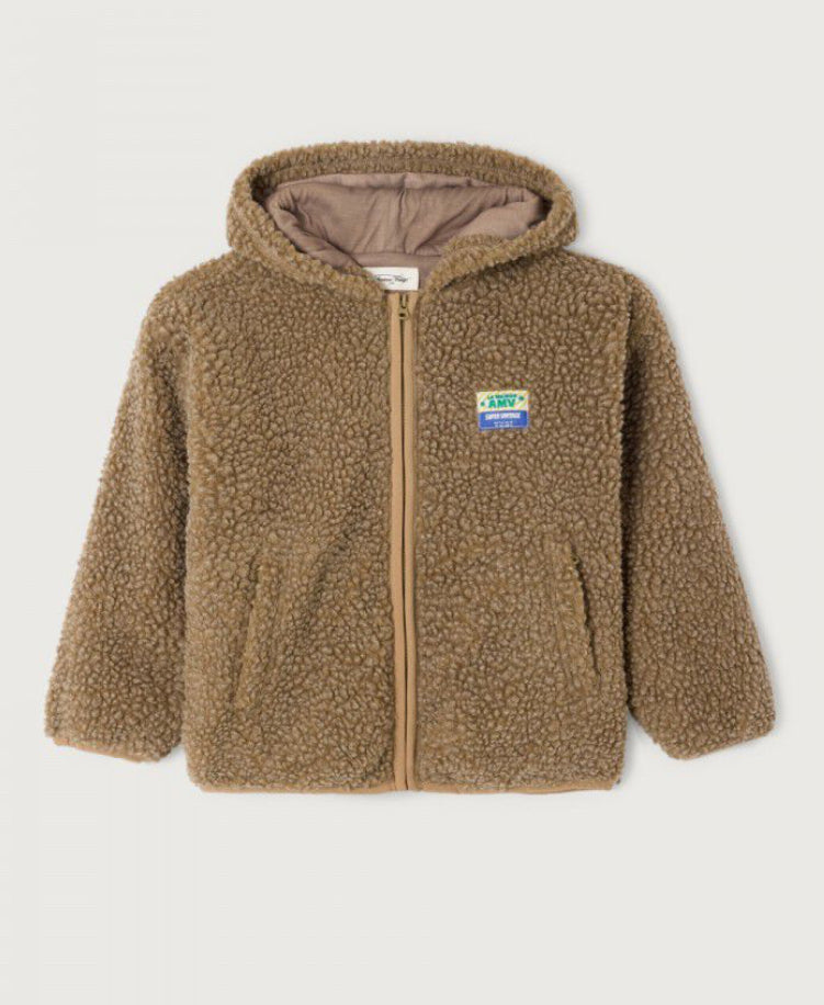 Veste Enfant Capuche Hoktown Muscade Chiné