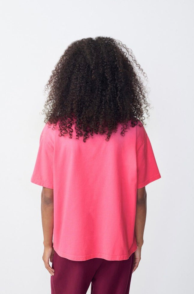 Tee-shirt Fizvalley Rose Fluo