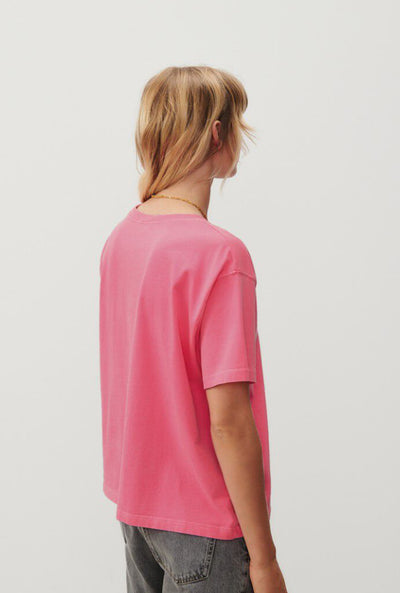 Tee-Shirt Fizvalley Rose Fluo