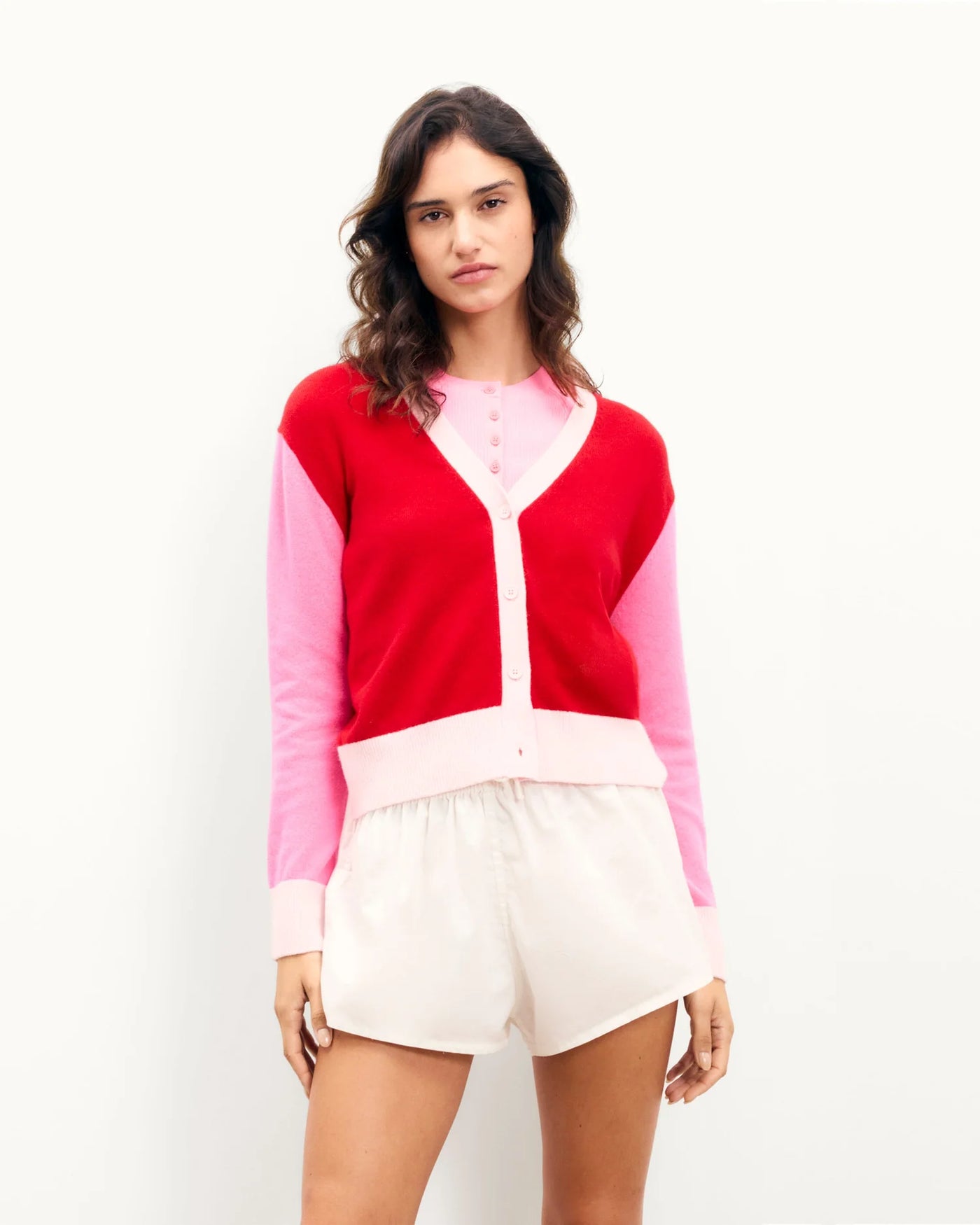 Pull Cardigan Passion Rouge