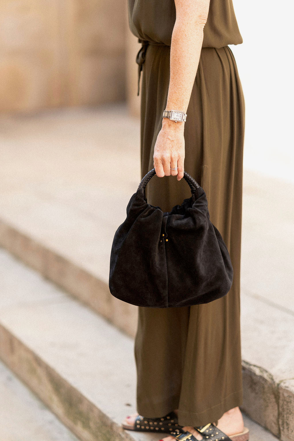 Gordi M Croûte Velours Noir