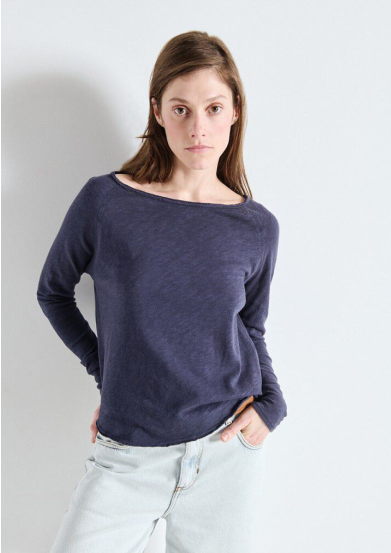 Tee shirt Femme Sonoma 31 Navy Blue Vintage