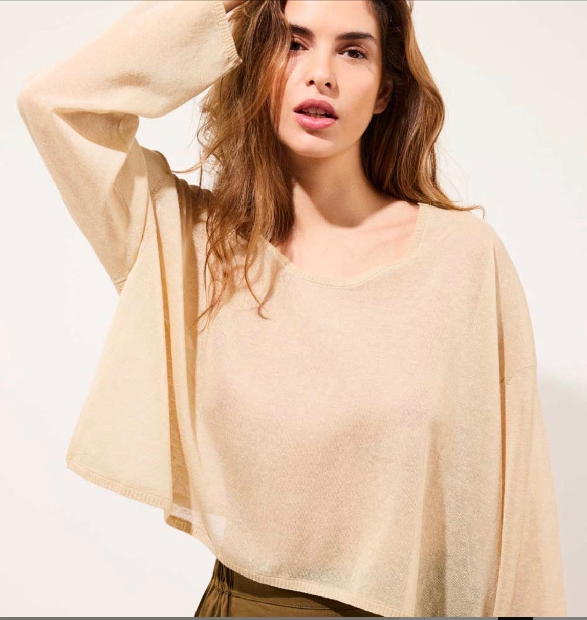 Charli Pull en maille fine Milky Way