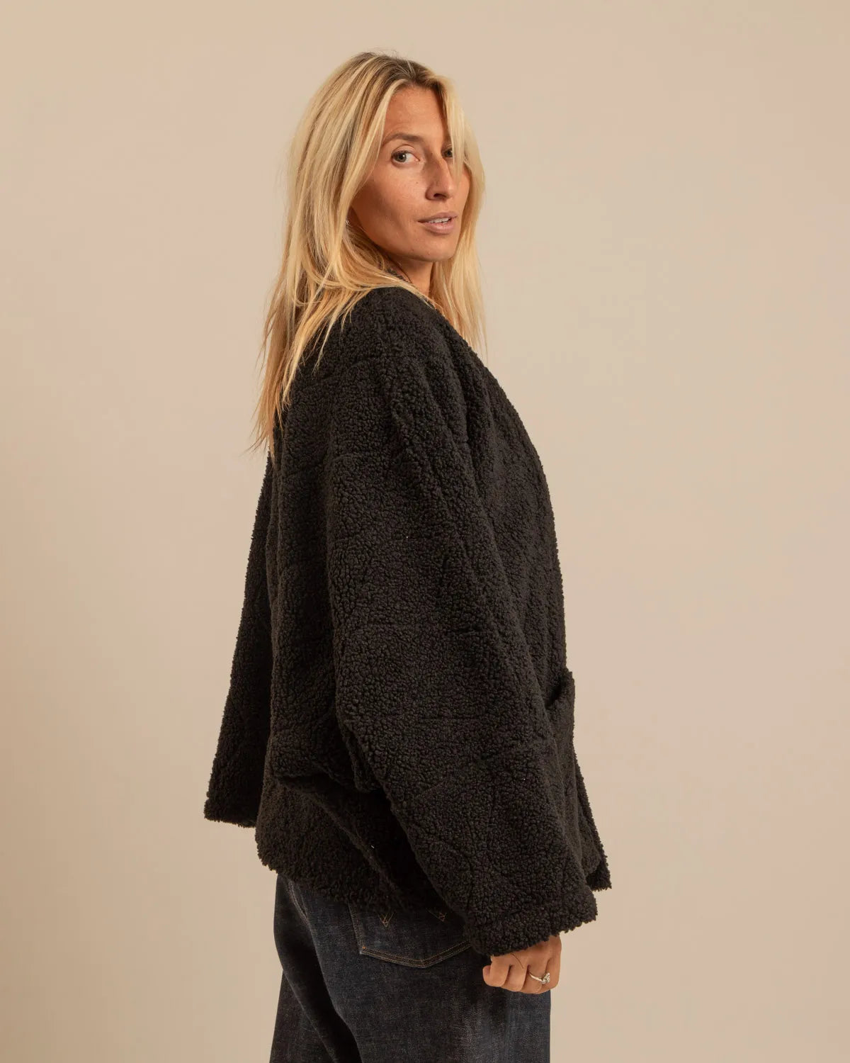 Veste Chicago Sherpa Noir