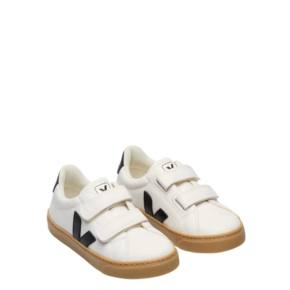 Esplar Leather White Black Natural Enfant