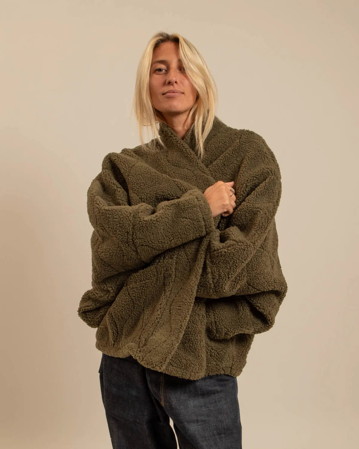 Veste Chicago Sherpa Kaki