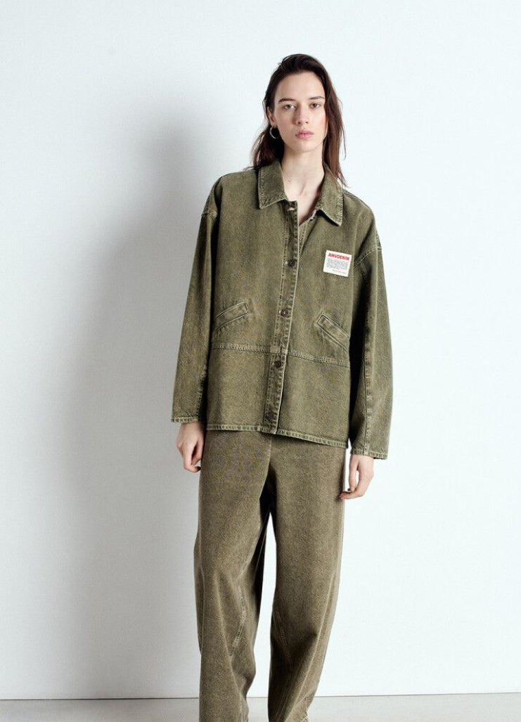 Veste Denim Uzatown Olive