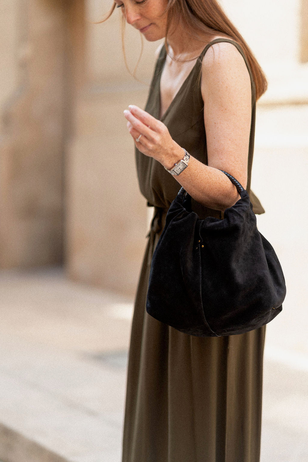 Gordi M Croûte Velours Noir