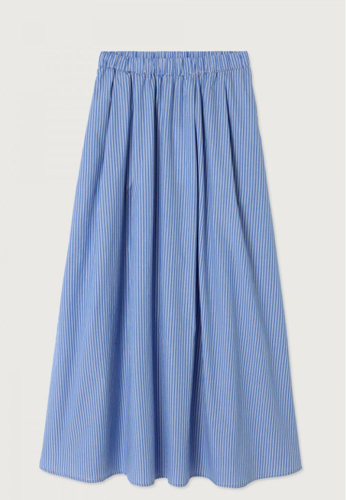 Jupe Zatybay Rayures Aqua