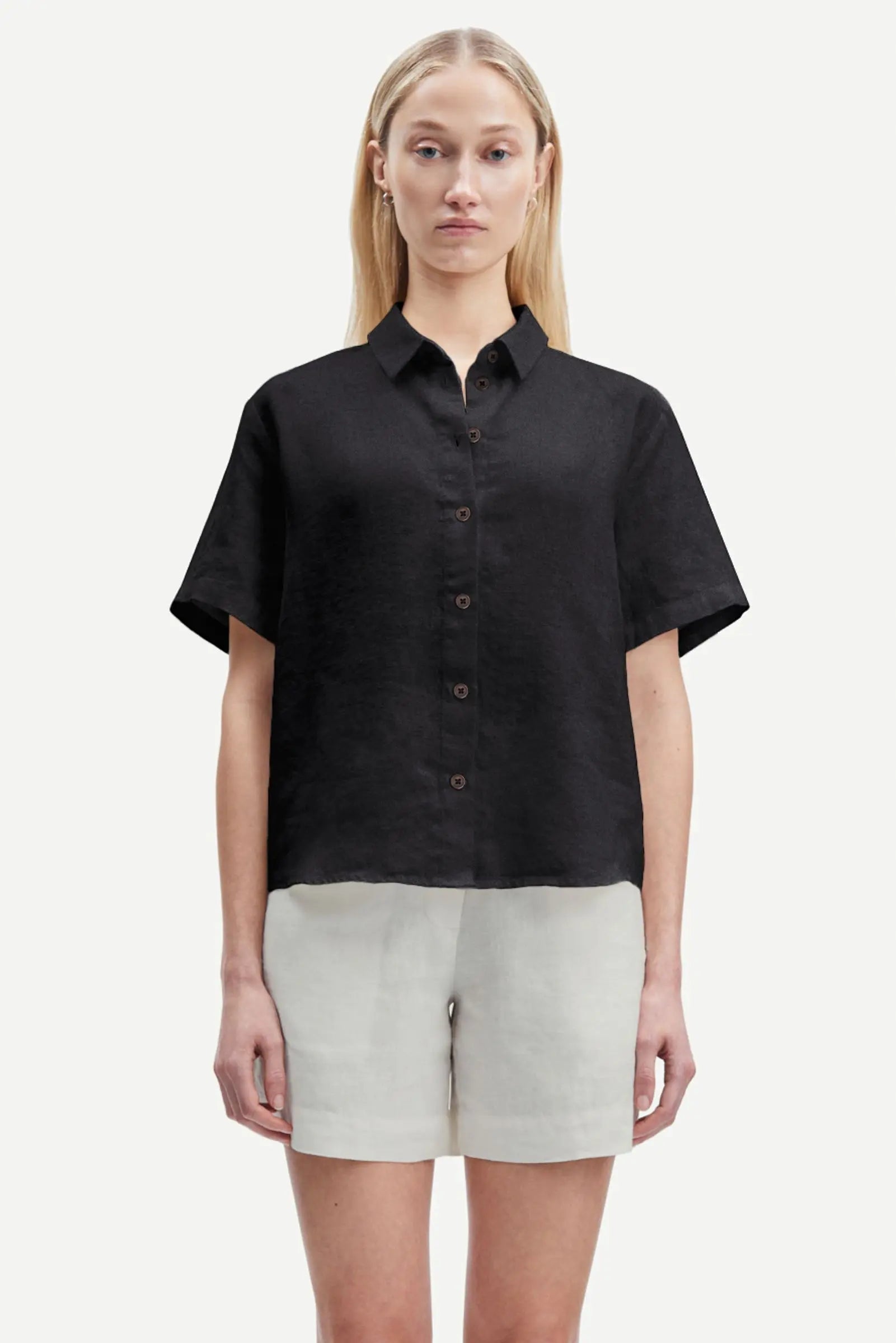 Mina SS Shirt Np Black