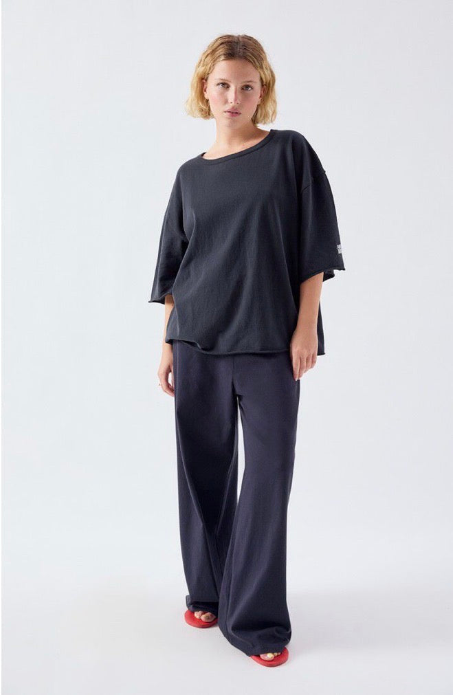 Tee Shirt Large Femme Ykobow Noir
