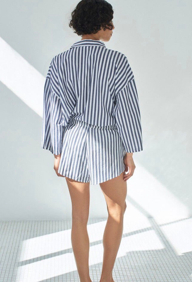 Short Femme Vewtown Rayure Encre