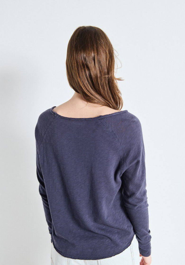 Tee shirt Femme Sonoma 31 Navy Blue Vintage