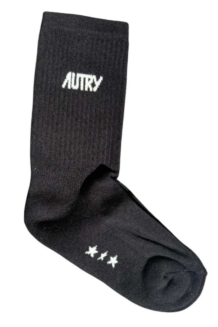 Chaussettes Mixte Autry Stars Black/White