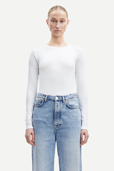 Alexa T-shirt Manches Longues White