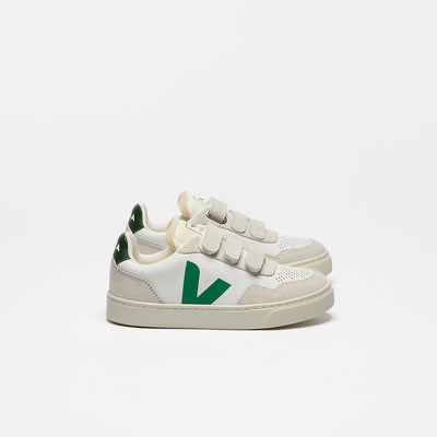 V-90 Leather White Emeraude