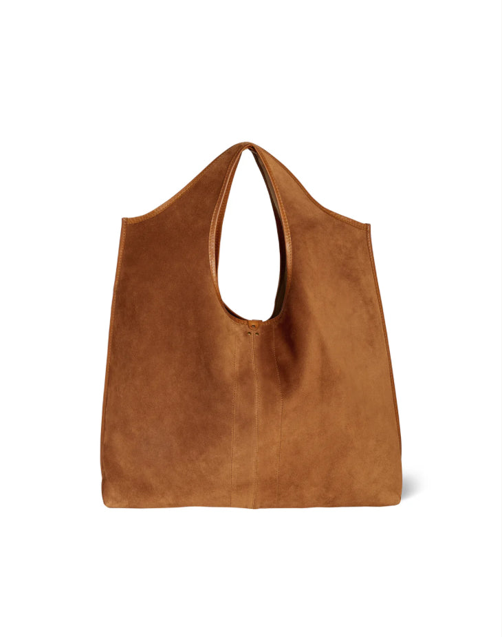 Sac Paco Croûte de Velours Caramel