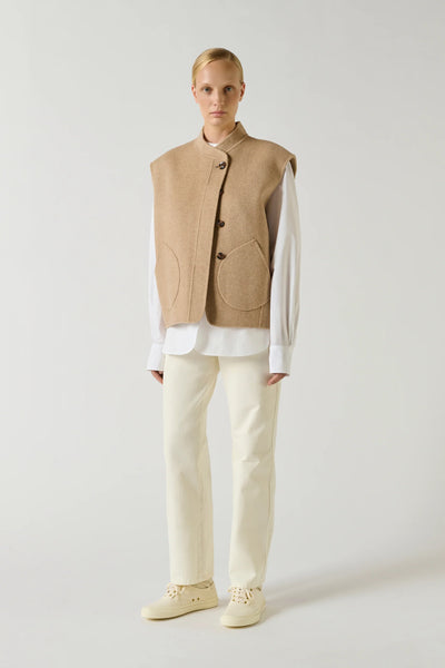 Blouson Adeline Beige Chiné