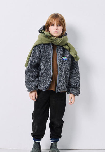 Veste Enfant Capuche Hoktown Anthracite Chine