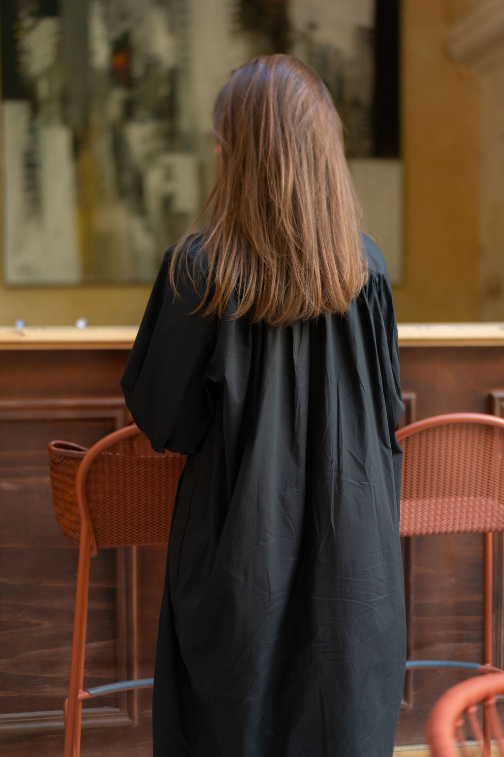Robe longue Arène noire