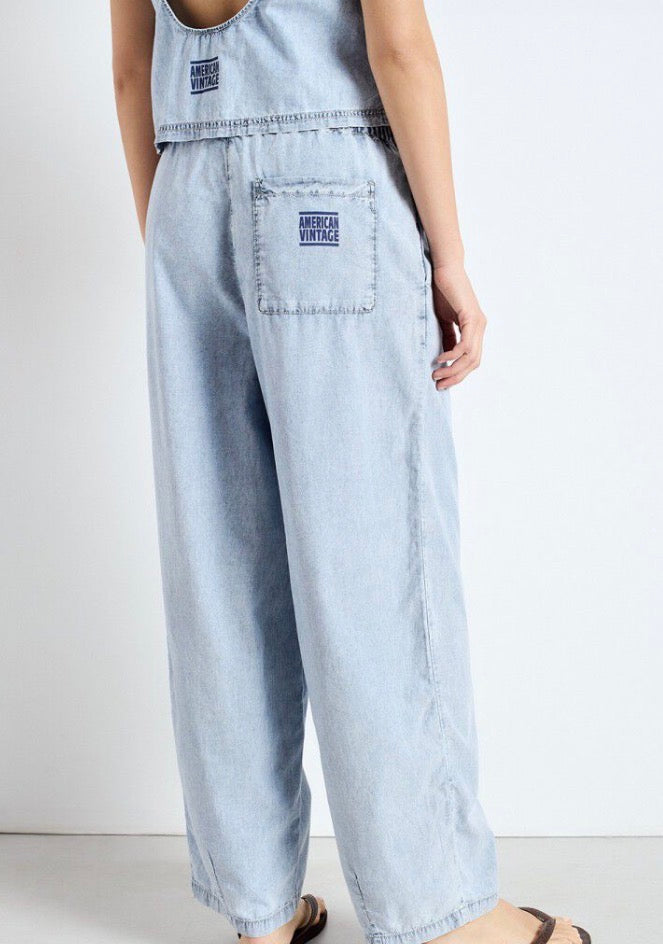 Pantalon Femme Paybou Blue Snow