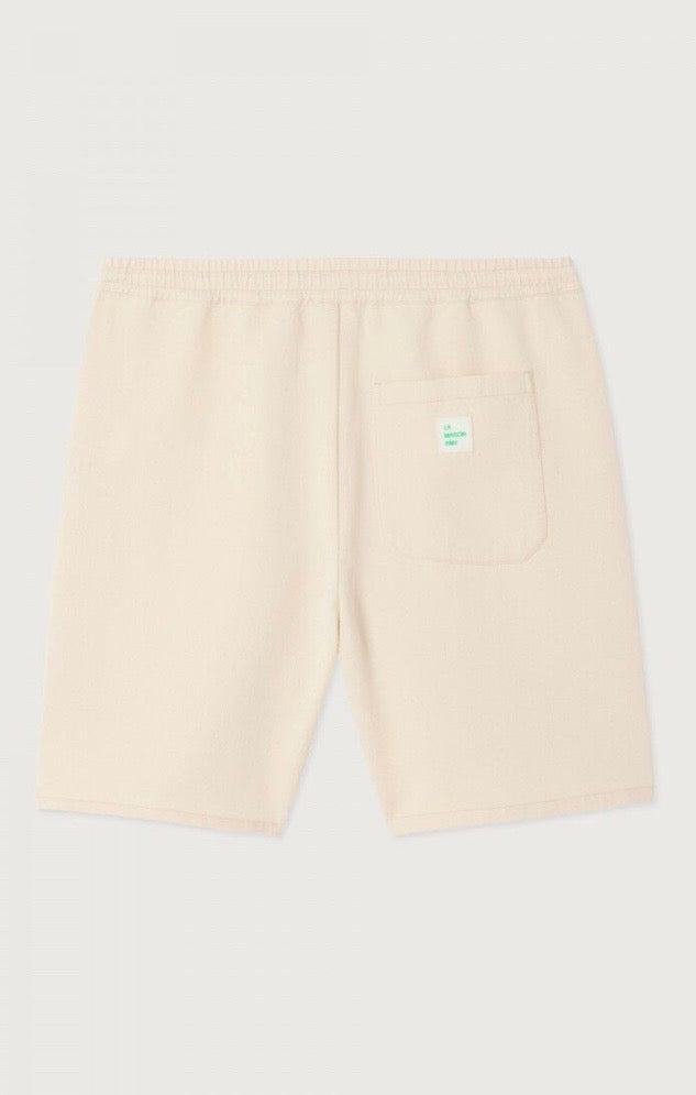 Short Homme Afa Mi-Long Ample Ecru