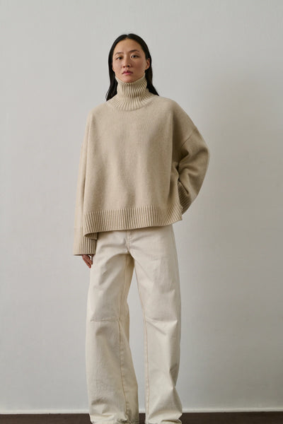 Pull William Ecru Chiné