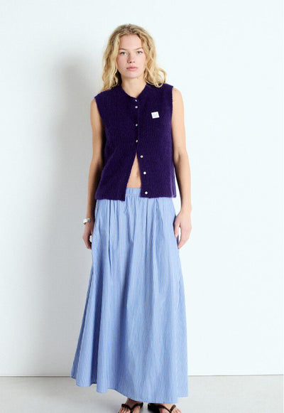 Jupe Zatybay Rayures Aqua