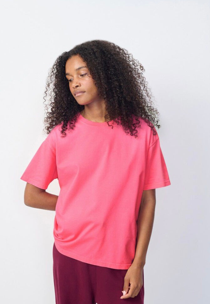 Tee-shirt Fizvalley Rose Fluo