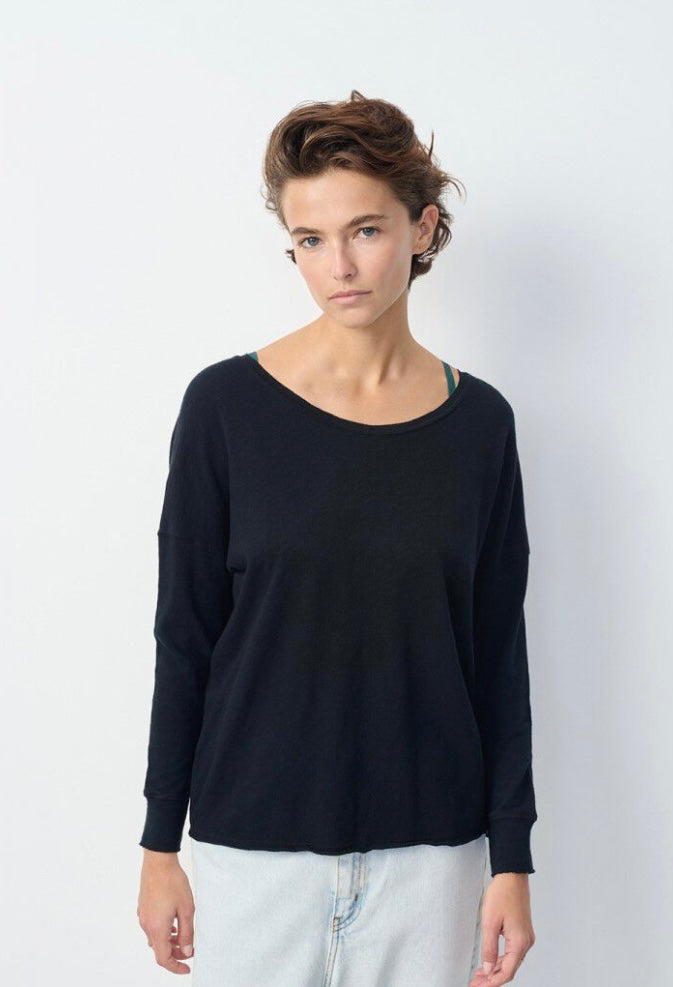 Tee-shirt Sonoma 36 Noir Col Bateau