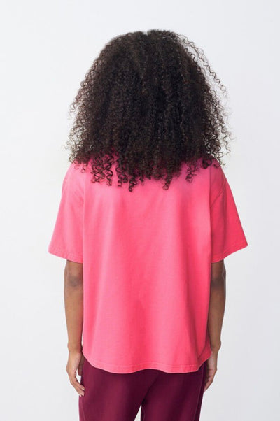 Tee-shirt Femme Fizvalley Rose Fluo