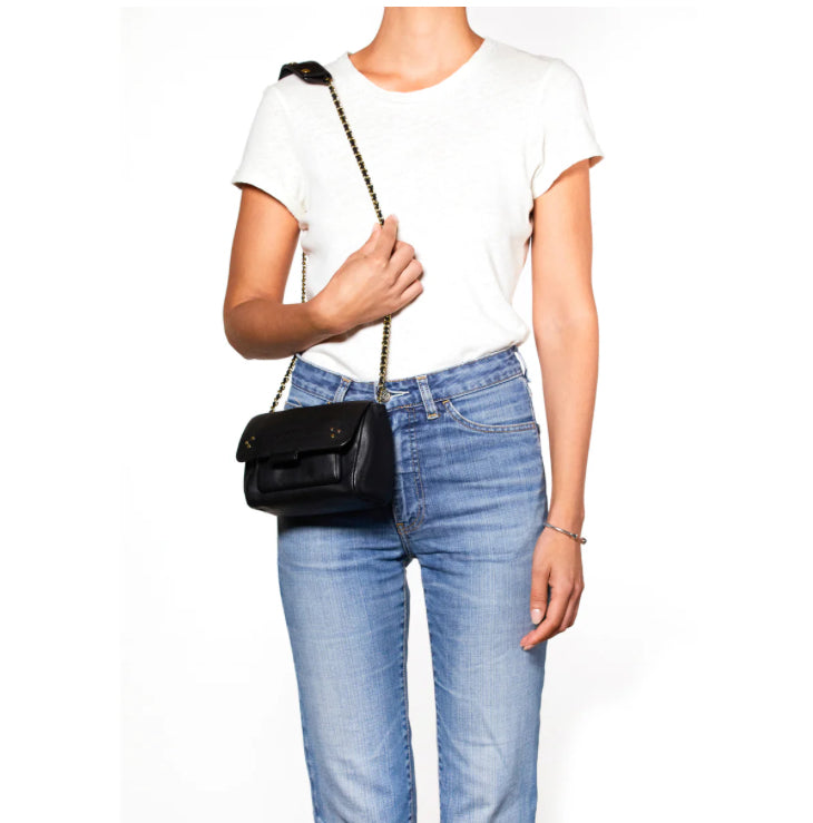 Lulu S Veau Noir Brass