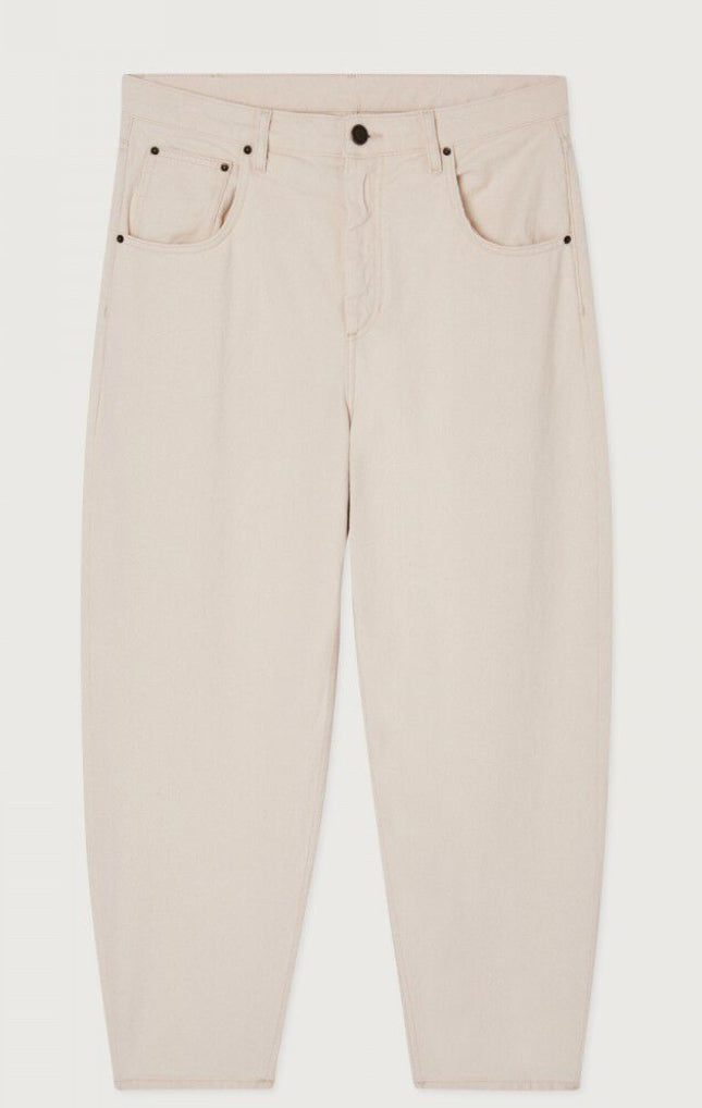 Jean Big Carrot Homme Ecru