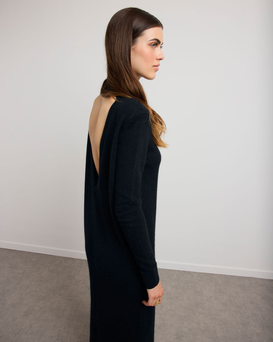 Rossini Long Dress Black