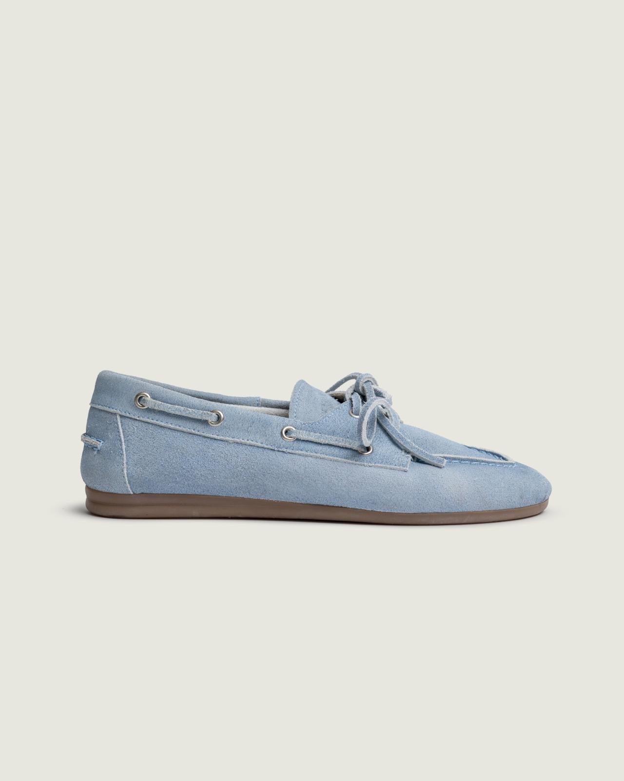 Boat Loafer Brushed - Suede Baby Blue