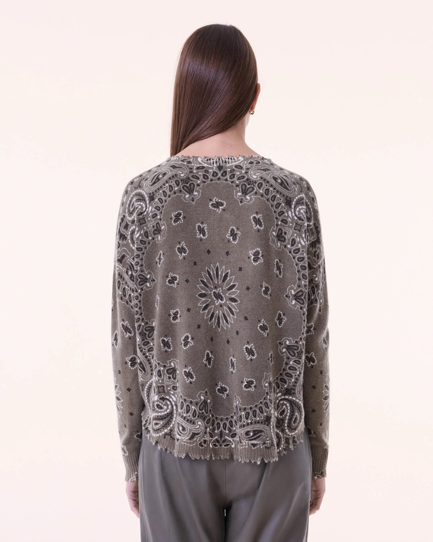 Pull Mela Bandana Kaki Chiné