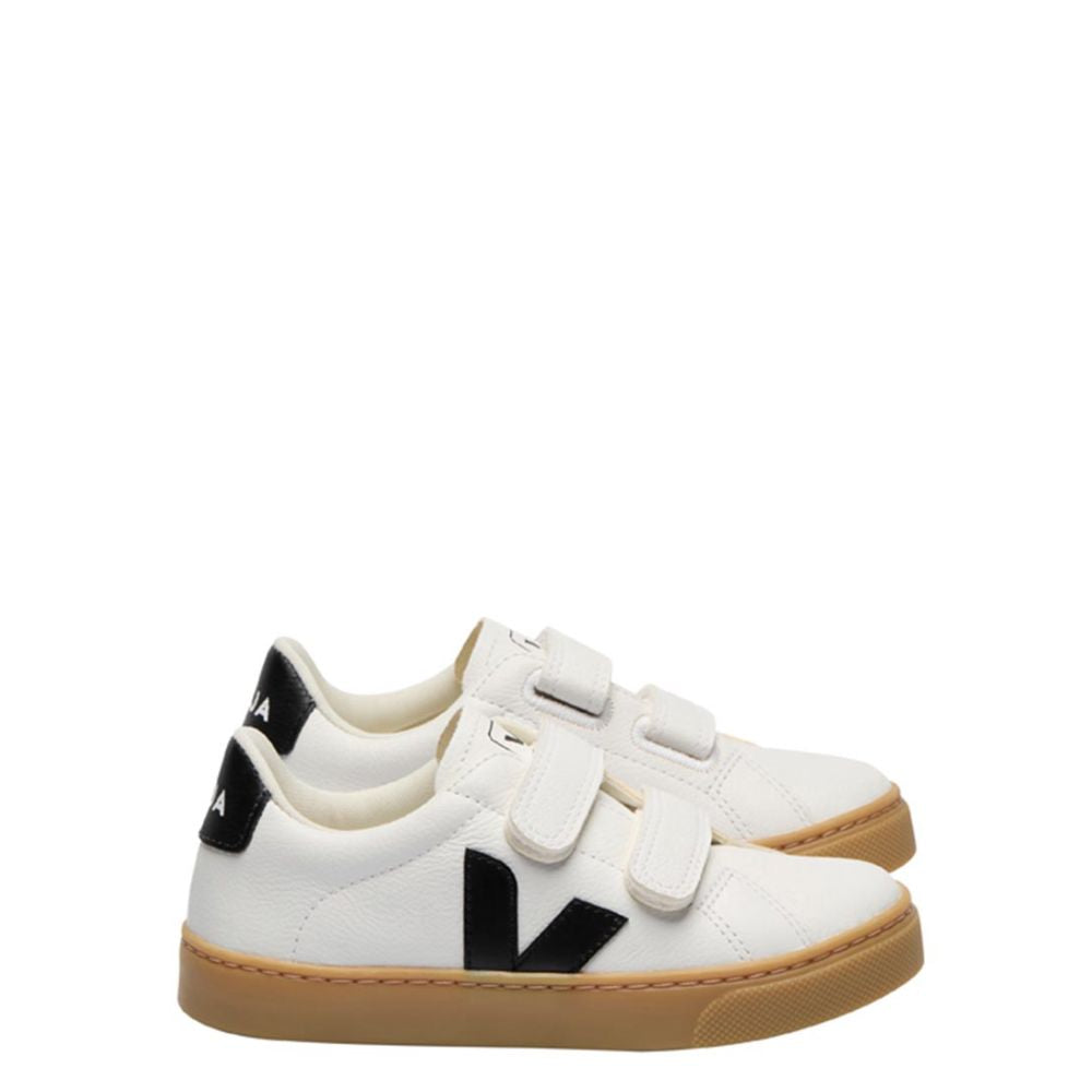 Esplar Leather White Black Natural Enfant