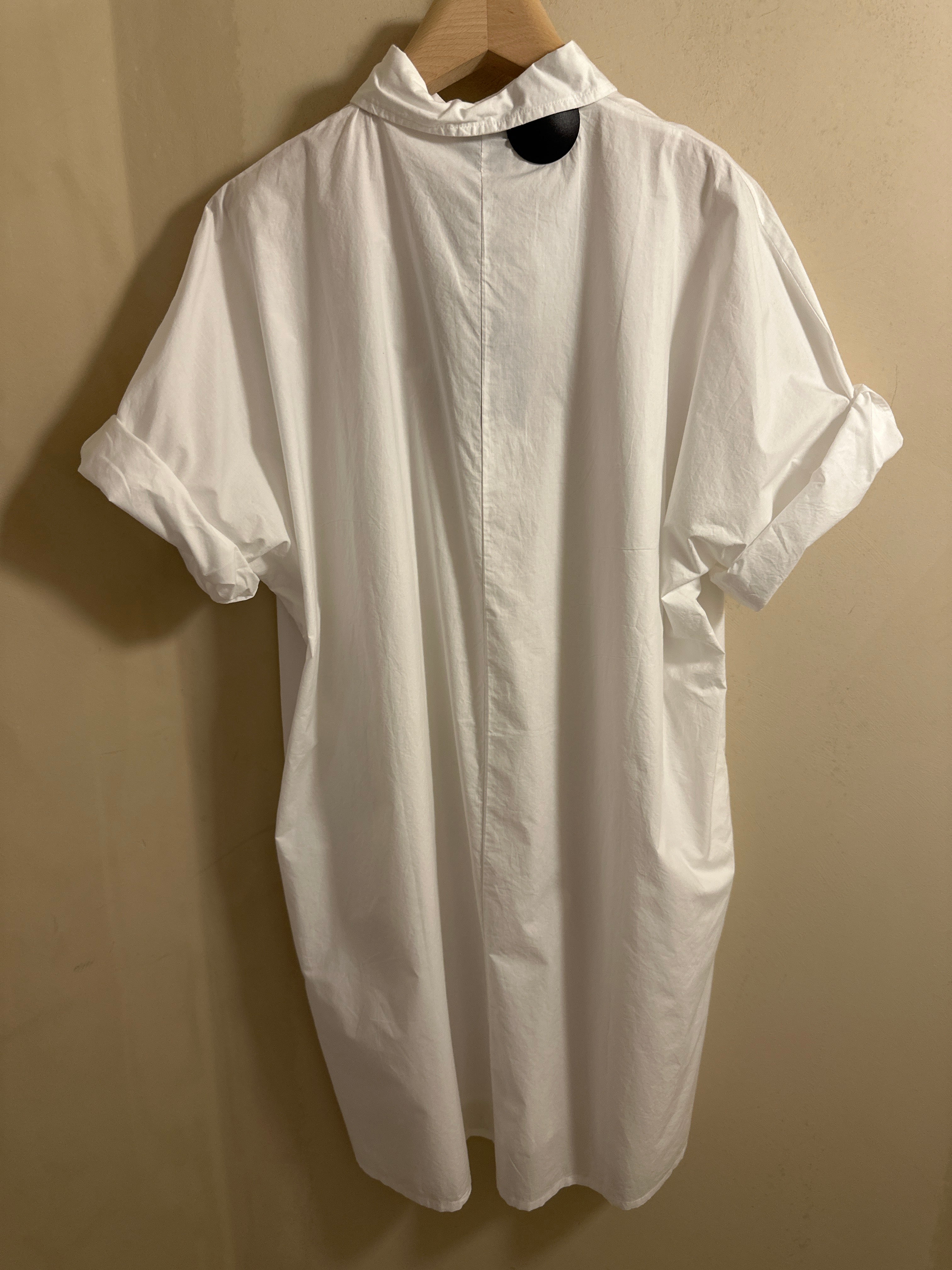 Ella Dress Cotton Poplin White