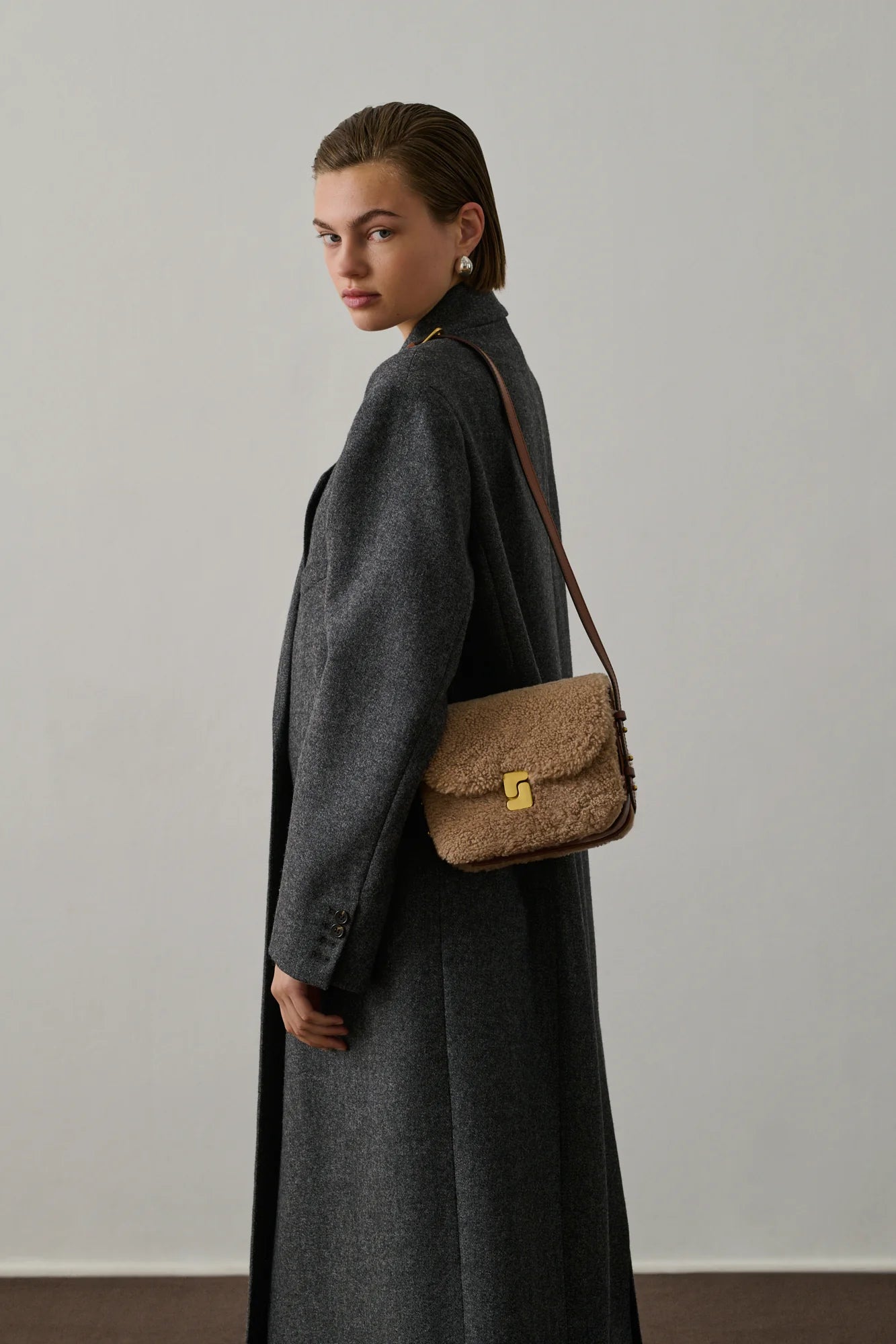 Sac Bellissima Mini Shearling et Cuir