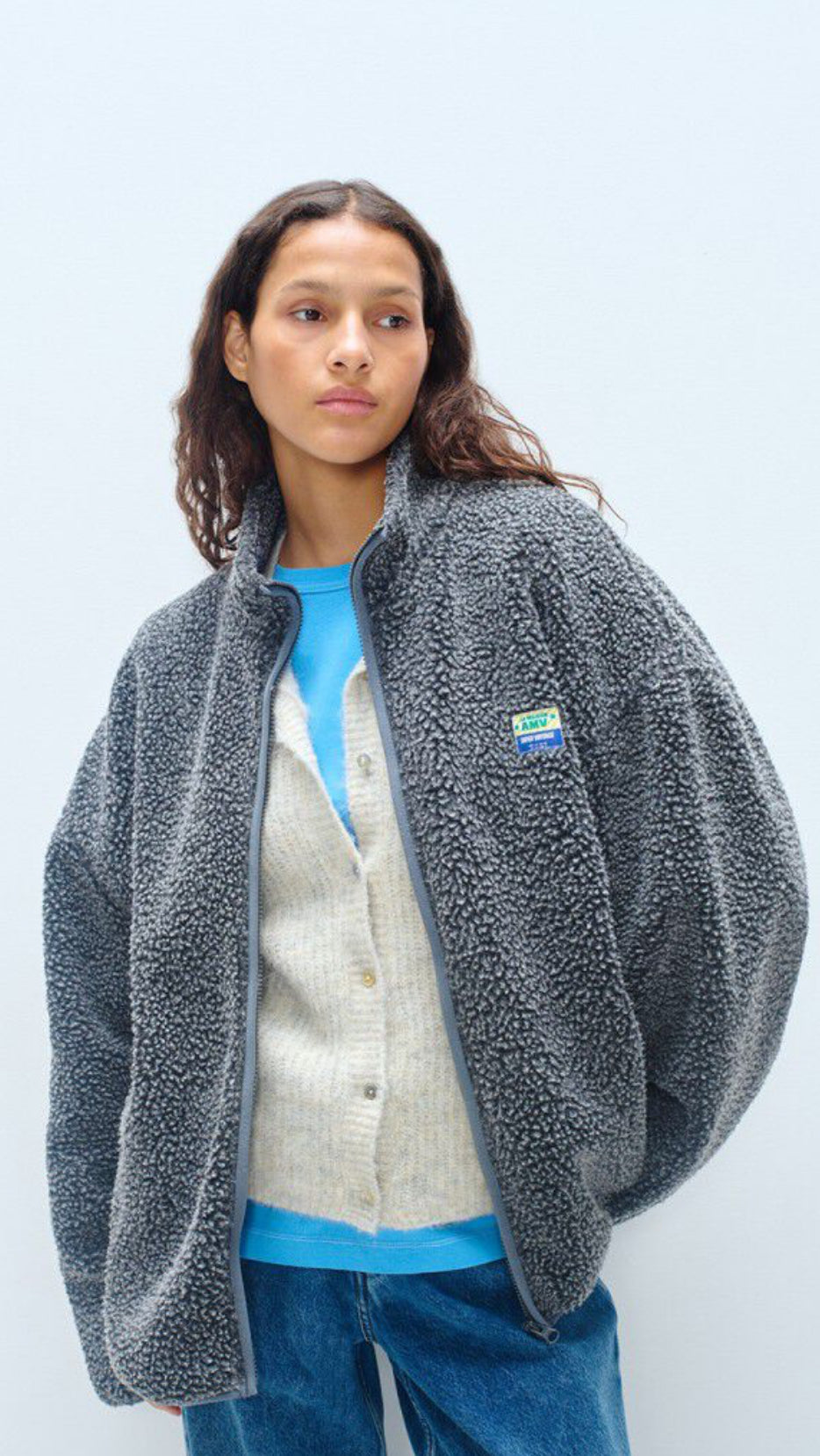 Veste Hoktown Manche Longue Anthracite Chine