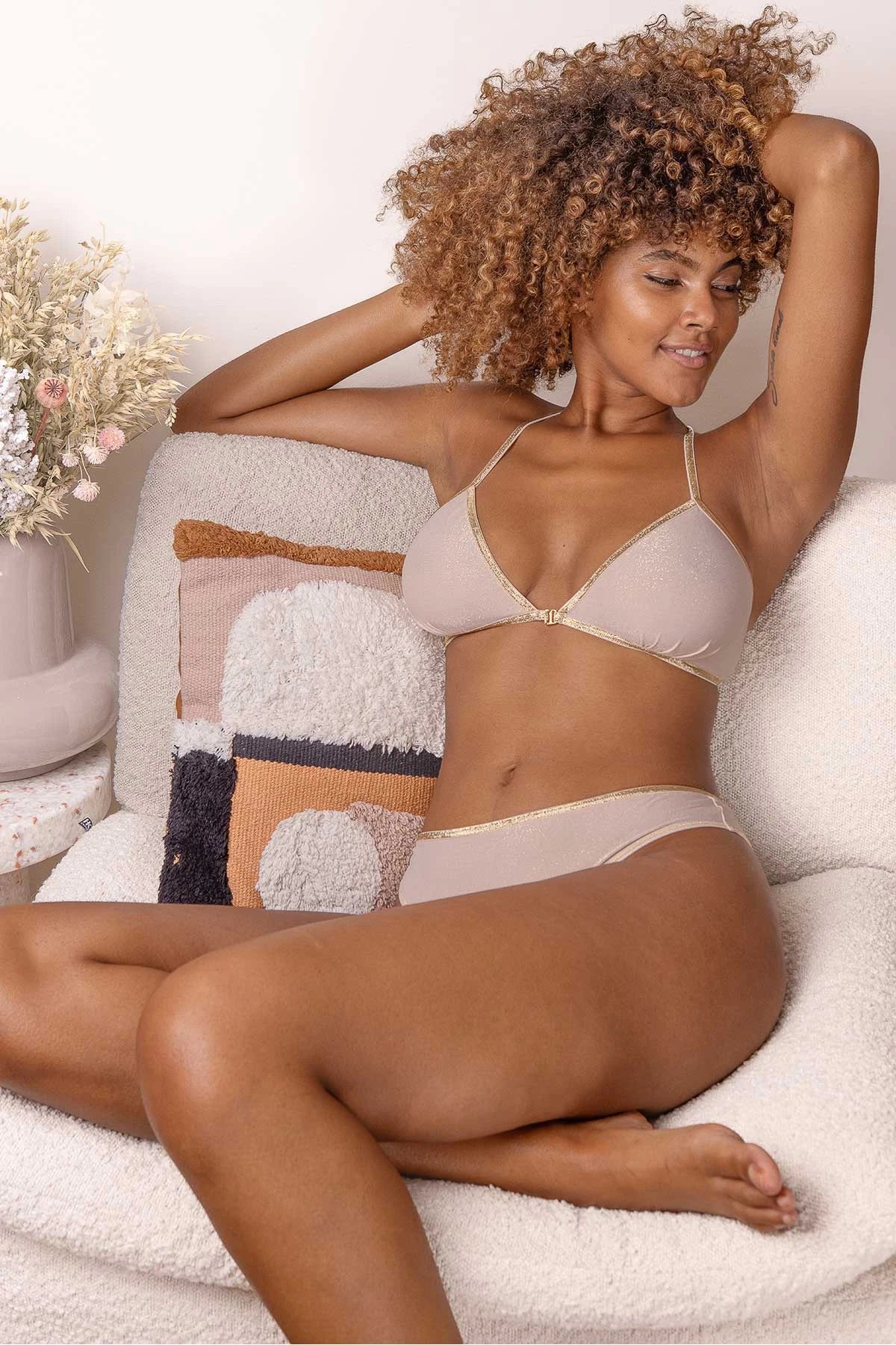 Brassière Angele Blush Lurex