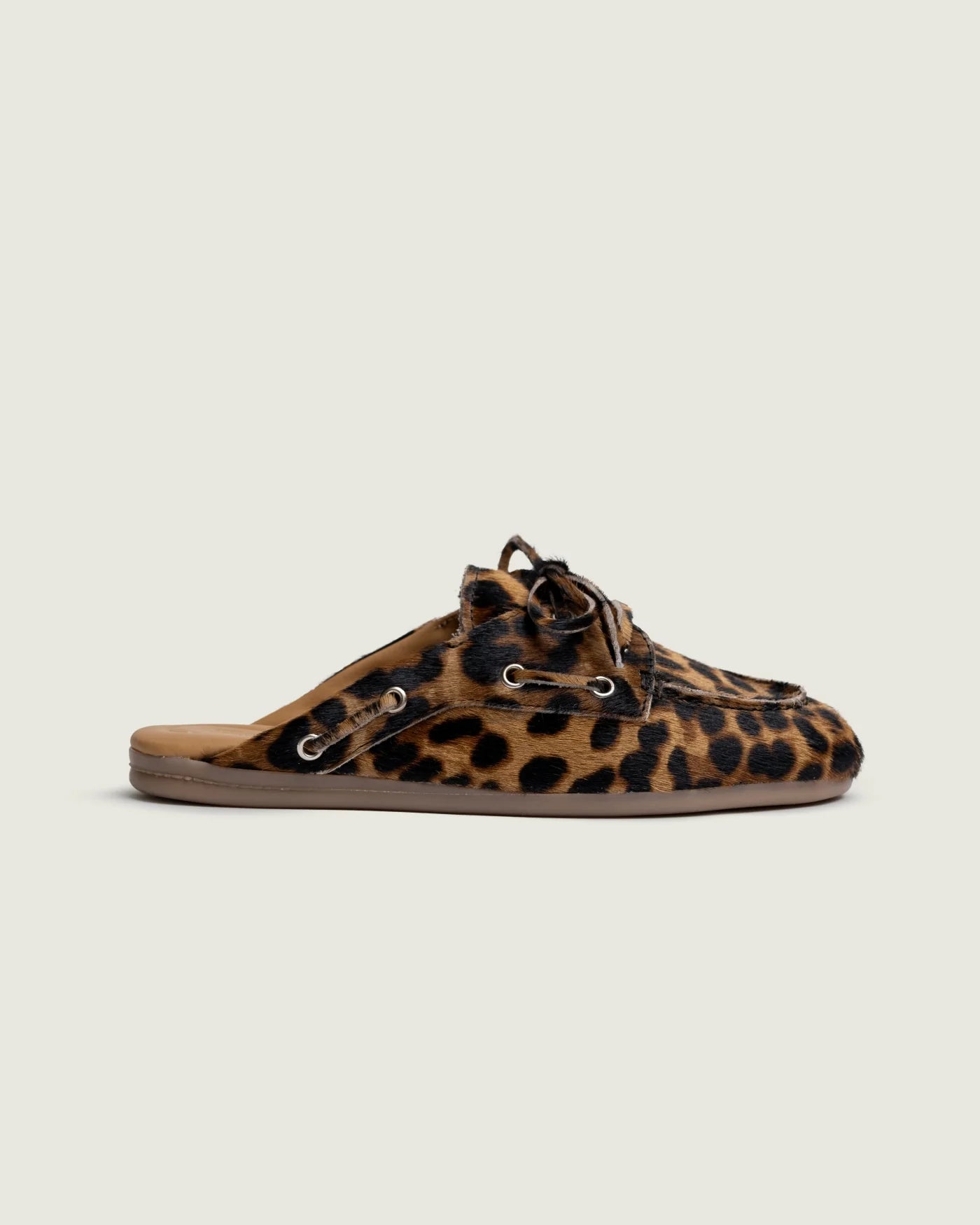 Boat Loafer Mule - Animal | Leopard