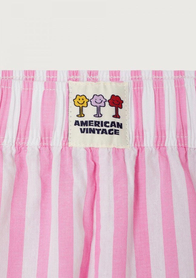 Short Femme Vewtown Rayure Rose