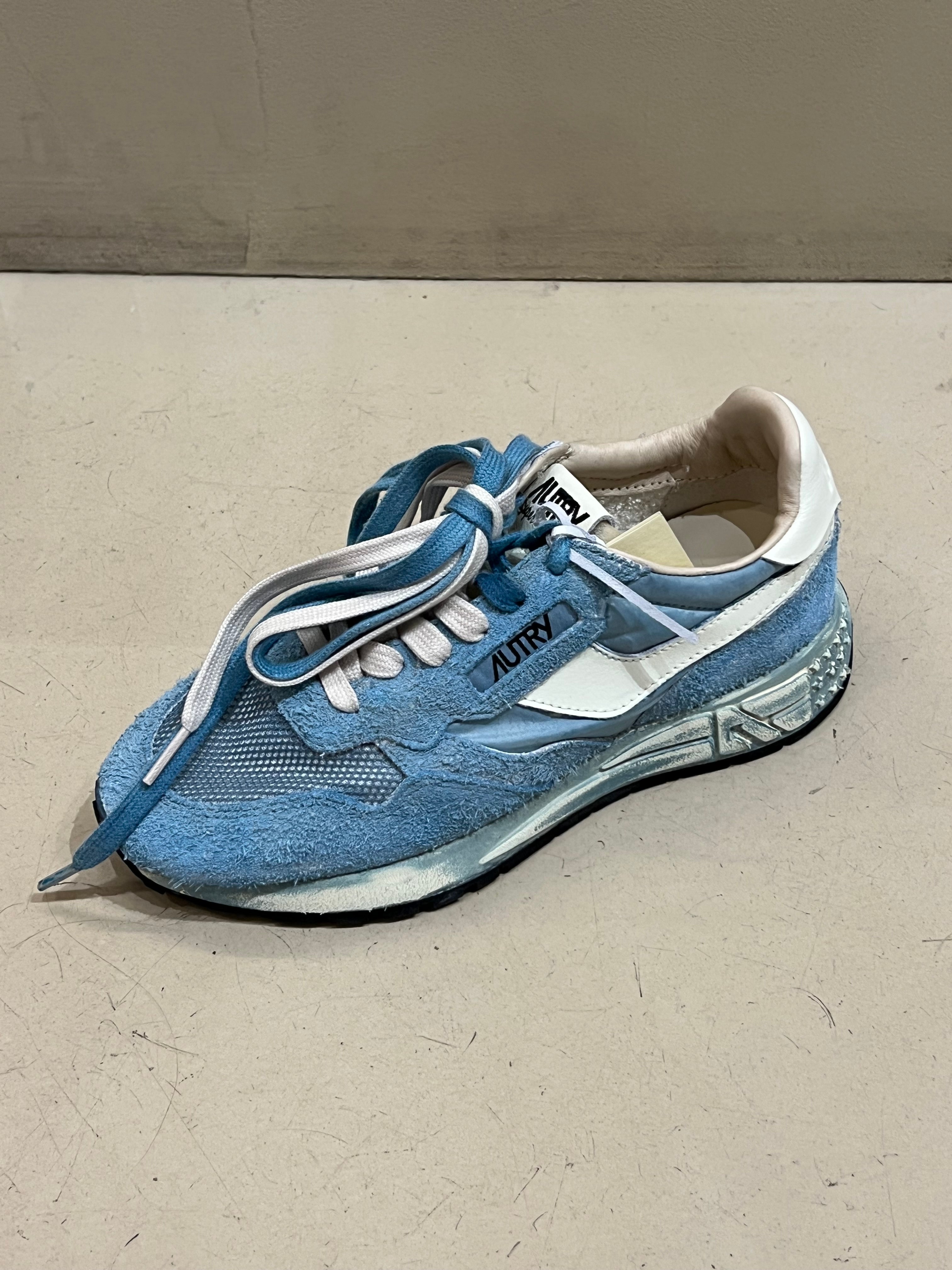 YS03 Basket Reelwind Suede Nylon White Space Blue