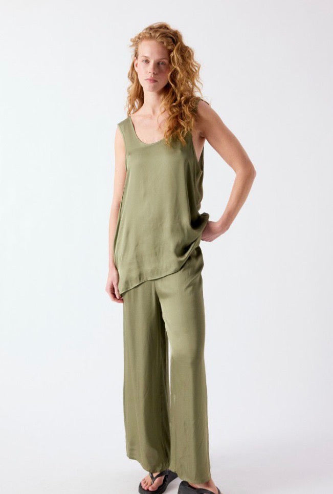 Pantalon Femme Bovalow Eucalyptus