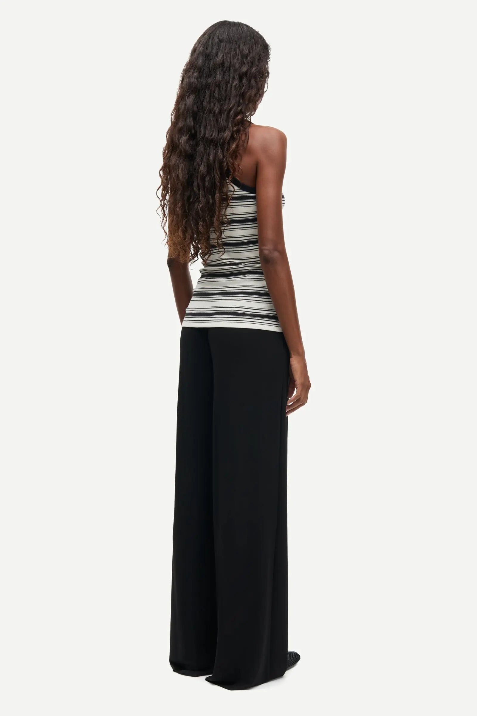 Saumi Trousers Black