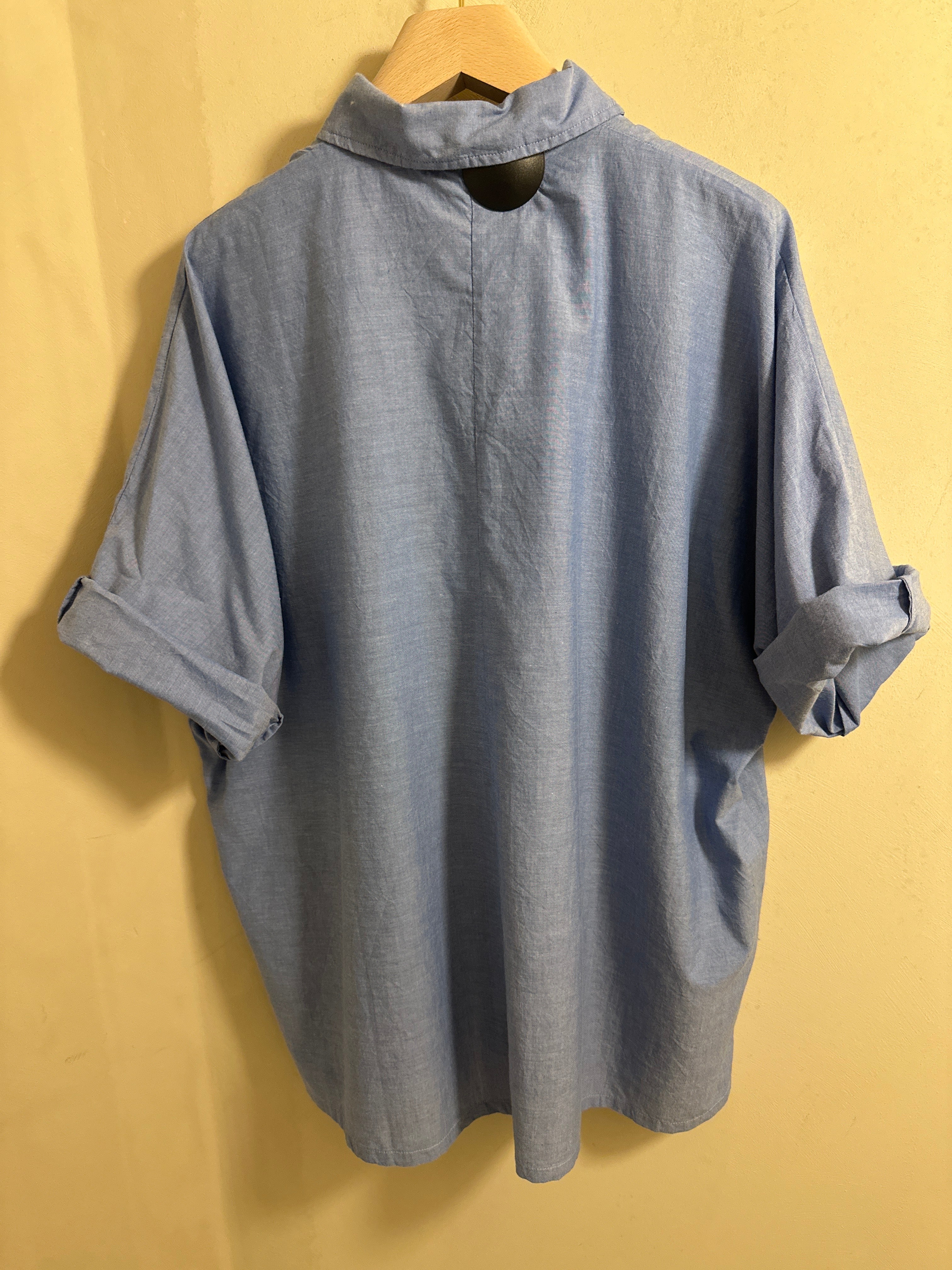 Emma Shirt Cotton Poplin Chambray