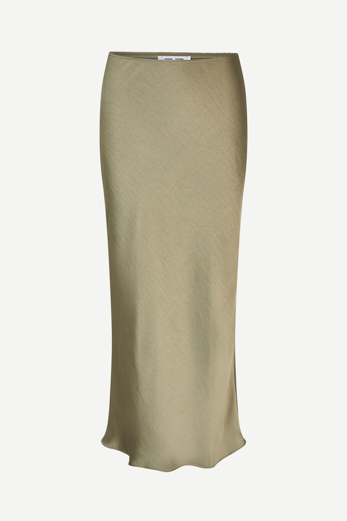 Saagneta Long Skirt Light Olive